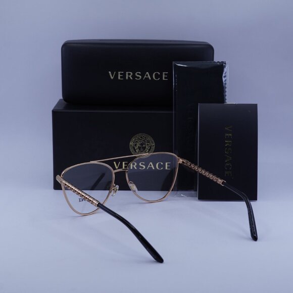 Versace VE1296 1515 Cat Eye Eyeglasses – Pastel Rose 55mm - Picture 7 of 7
